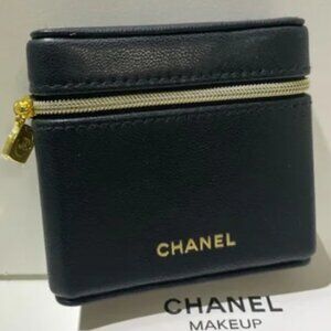 Authentic Chanel Small Leather Bag Case Pouch